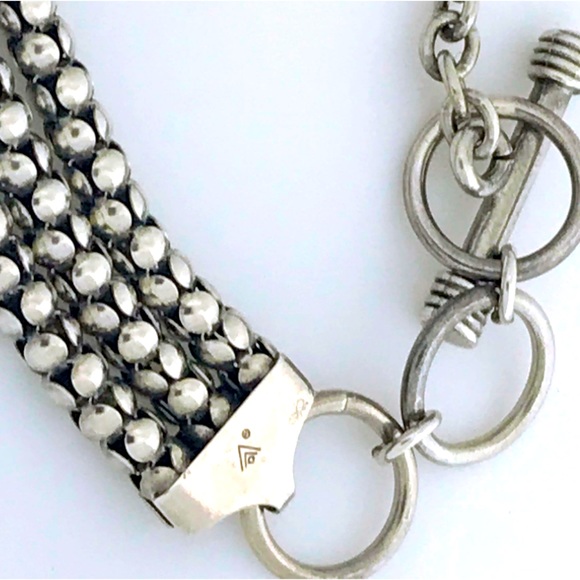 Silpada Vintage Sterling Silver Multi-strand Popcorn 18 Inch Necklace Price Firm - Picture 7 of 11